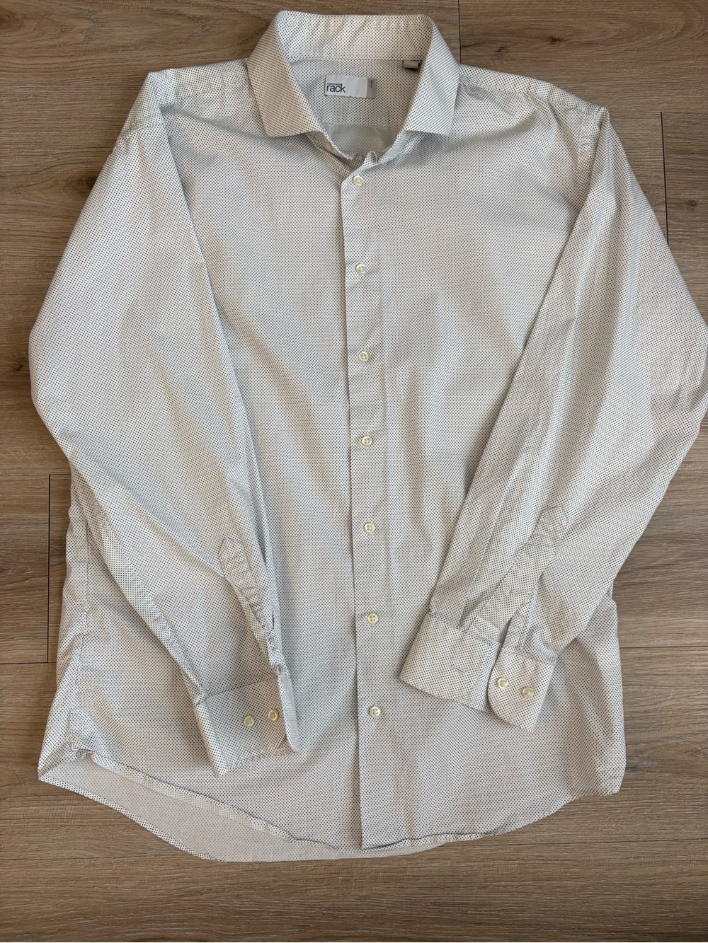 Nordstrom rack Black and White Microdot Dress Shirt